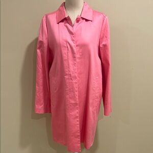Brooks Brothers Pink Loose Trench Coat